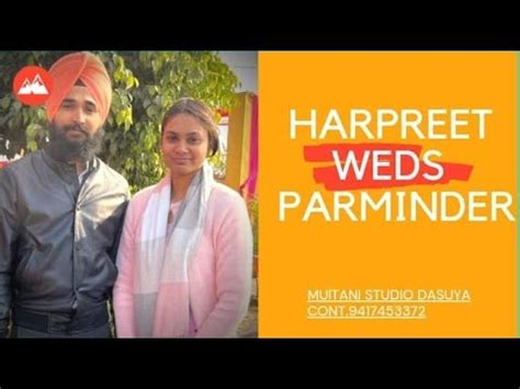 HAPPY WEDDING HARPREET SINGH WEDS PARMINDER KAUR YouTube