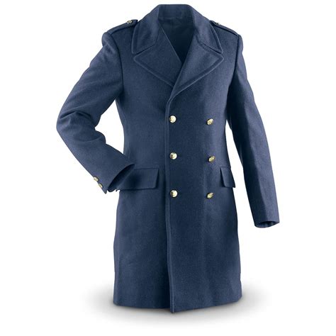 New Belgian Military Overcoat Navy Blue 151718 Insulated Military