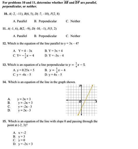 Solved For Problems 10 And 11 Determine Whether Ab And Df Are