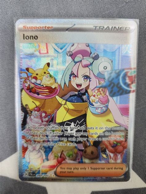 Sir Iono Full Art Paldea Evolved Pokemon Hobbies Toys Toys Games