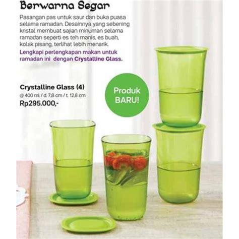 Jual TUPPERWARE PROMO DAN 100 ORI Gelas Crystal Tupperware