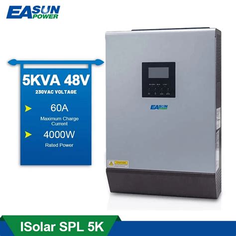 Easun Power Kva Solar Hybrid Wechsel Richter Reine Sinus Welle Vac