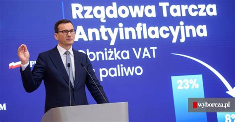 Koniec tarczy antyinflacyjnej VAT na paliwa prąd i gaz wyniesie 23 proc