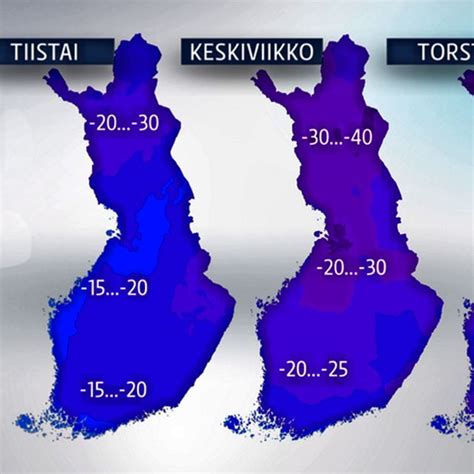 Finland Temperature Map - Share Map