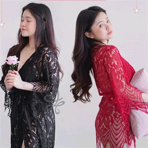 Jual Lingerie Set Kimono Bra G String Model Brukat Jakarta Barat LingerieMu Tokopedia