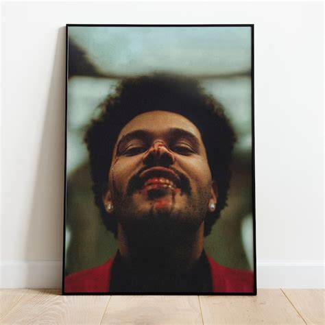 The Weeknd Poster After Hours Etsy