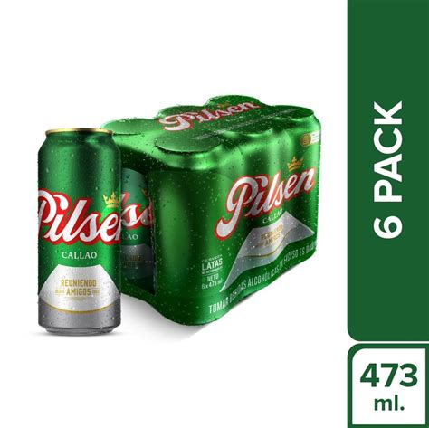 Six Pack Cerveza Lata 473 Ml