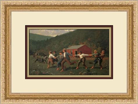 Winslow Homer Snap The Whip Custom Framed Print (#0387M) on Jan 14 ...