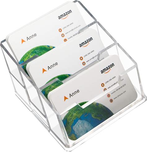 Amazon Padike Acrylic Business Card Holder Clear Business Card