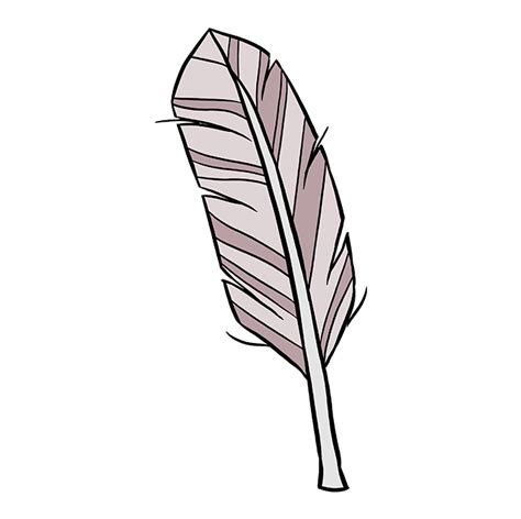 How to Draw a Feather - Really Easy Drawing Tutorial