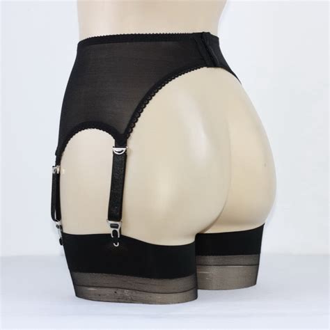 Luxallacki Sheer Mesh Straps Garter Belt With Metal Clips For Women Lingerie Ebay