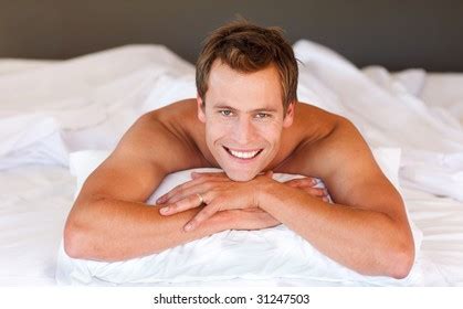 Naked Man On Bed Images Stock Photos Vectors Shutterstock