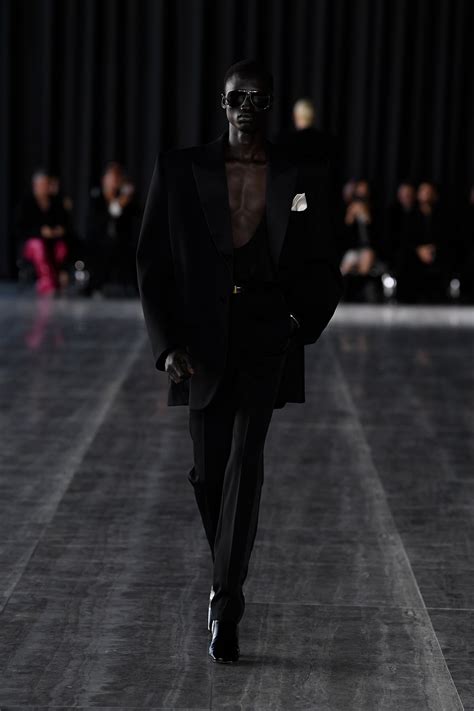 Coi Leray Embraces Naked Dressing at Saint Laurent Presentation