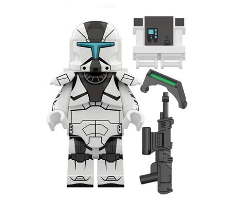 Boneco Blocos De Montar Star Wars Clone Commando Bw Mega Block Toys