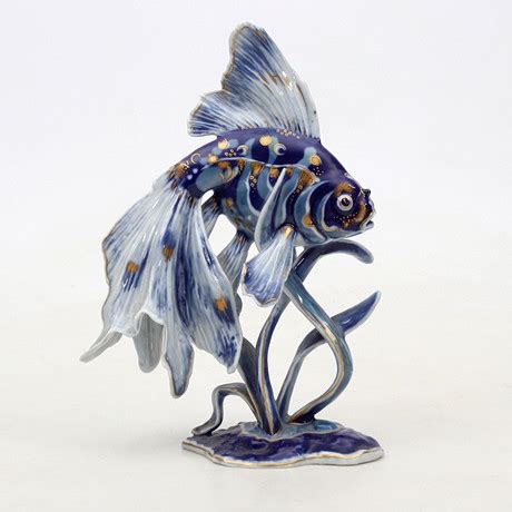 FIGURE Porcelain Fish Fritz Heidenreich Rosenthal Germany