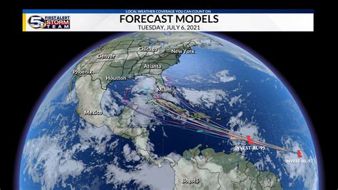 Wkrg Tropics Heating Up With Multiple Disturbances Moving West