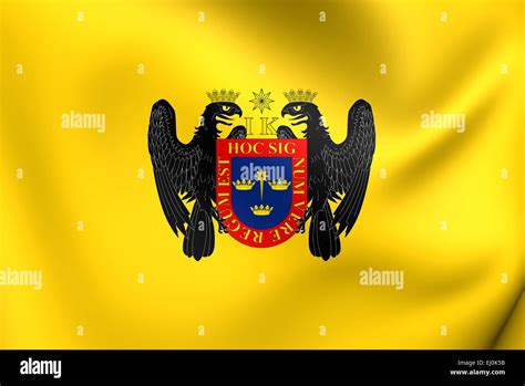 Flag Of Lima Peru Close Up Stock Photo Alamy