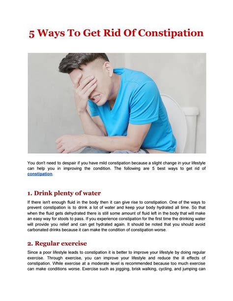 5 Ways To Get Rid Of Constipation By Drkamlesh Issuu