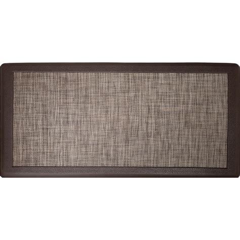 David Burke Gentle Step Traditional Anti-Fatigue Anti-Fatigue Kitchen Mat, Beige, 20"x39 ...