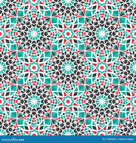 Vector Asian Geometric Pattern Stock Vector Illustration Of Muslim