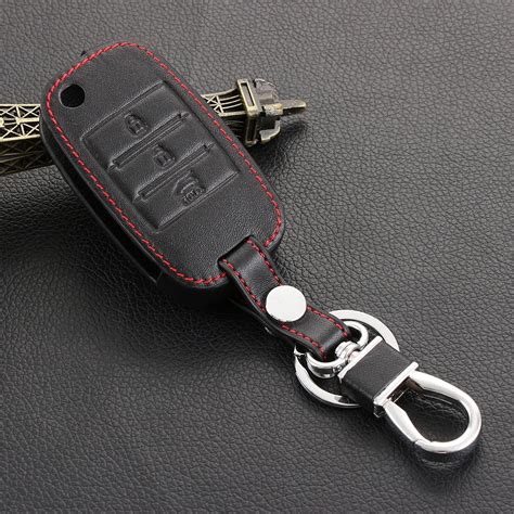 Car Styling Leather Key Cover Keychain For Kia Rio Sportage R Ql Ceed