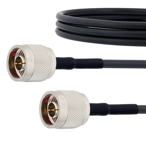 Low Loss N Male To N Male Cable LMR 195 Coax In 200 CM