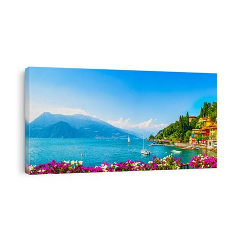 Varenna Town In Como Lake District Canvas Print CanvasWorld