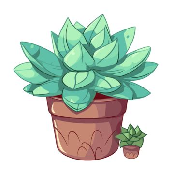 Succulent Plant Clipart An Image Of A Succulent Plant In A Pot