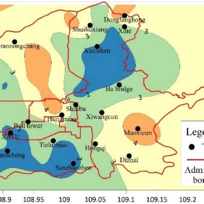 Phreatic water quality zoning map. | Download Scientific Diagram