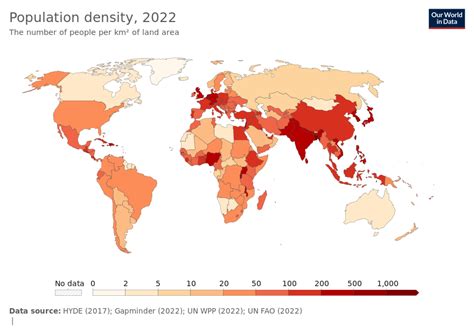 List of countries and dependencies by population density - Wikipedia