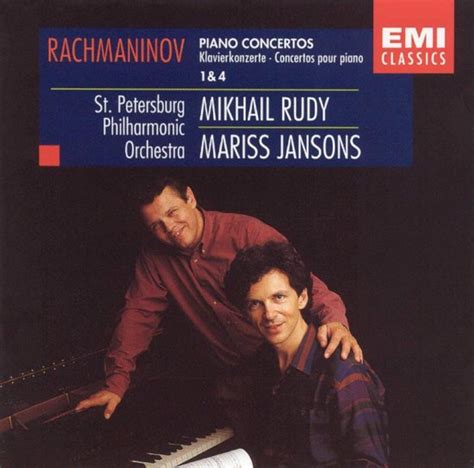 Rachmaninov Piano Concertos Nos 1 And 4 Mikhail Rudy Cd Album