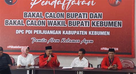 Eks Napi KPK Ambil Formulir Pendaftaran Calon Kepala Daerah Kebumen