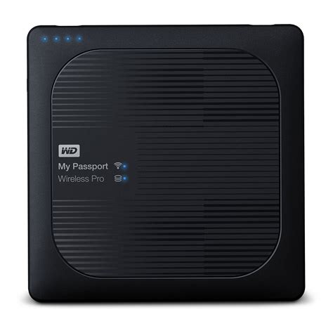 Wd My Passport Wireless Pro To Noir Wi Fi Usb Sd Card Disque