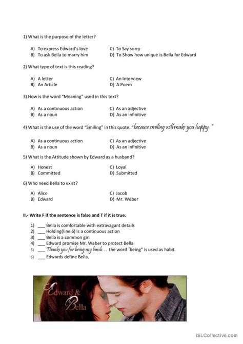 Ing Form With Twilight English ESL Worksheets Pdf Doc