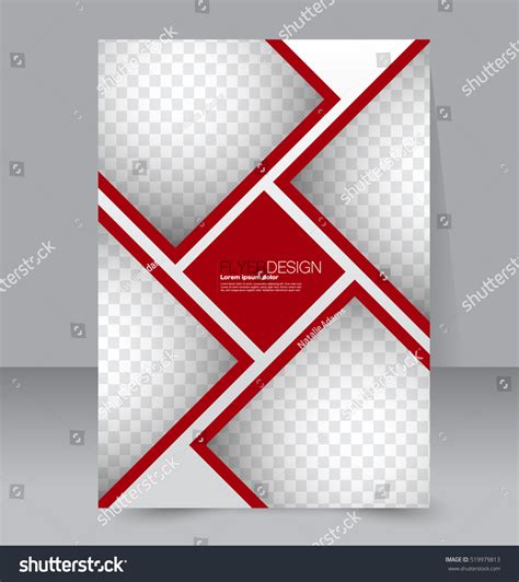 Abstract Flyer Design Background Brochure Template Stock Vector ...