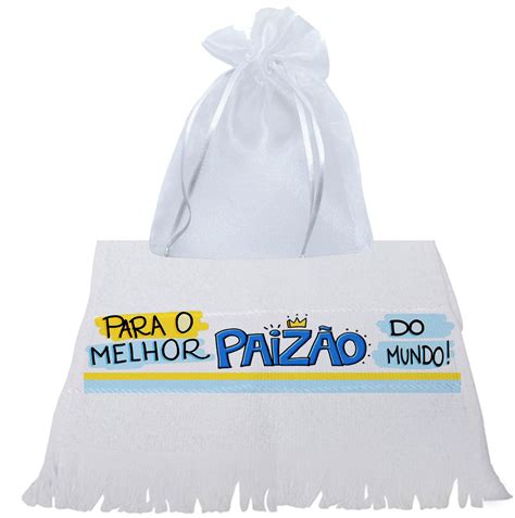 Brinde Toalhas Personalizadas Toalhinhas Pai Toalha Papai