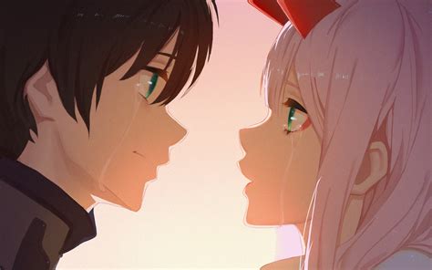 Zero Two And Hiro Hd Wallpaper Darling In The Franxx By Ash I