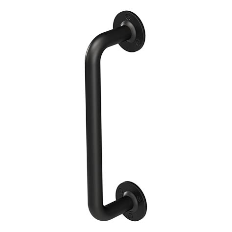 Rothley Matt Black Grab Rail Pear Stairs