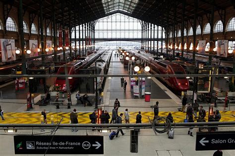 Gare Du Nord Railway Station Paris License Image