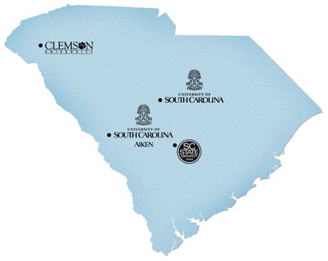 University South Carolina Map - Tony Aigneis