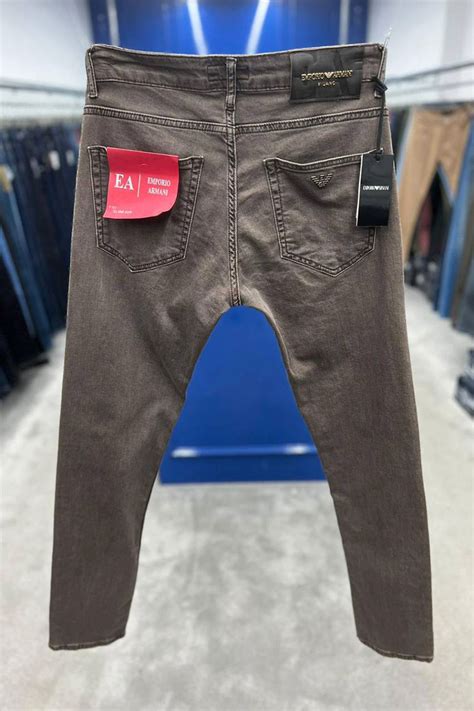 Emporio Armani EA7 Мужские джинсы slim fit - Brown