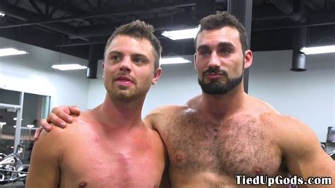 BOUND GODS Buff BDSM Sub Gagged And Restrained By Dom Porn Videos