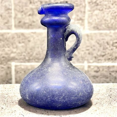 Vase Pichet En Verre Scavo Bleu Cobalt Murano Seguso Kaufen Auf Ricardo