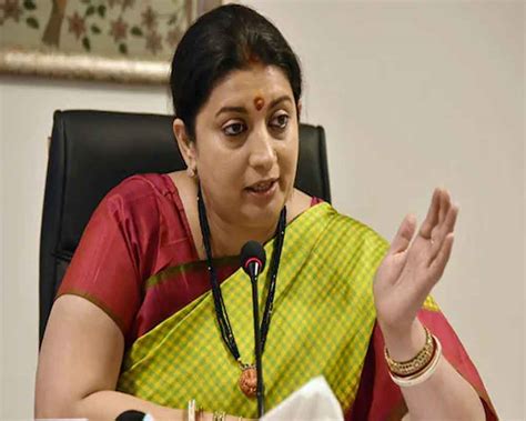 Smriti Irani Takes Charge Of Ministry Of Minority Affairs