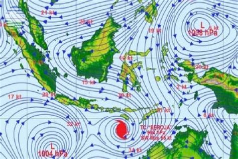 Bmkg Siklon Tropis Seroja Melemah Muncul Odette Satu Harapan