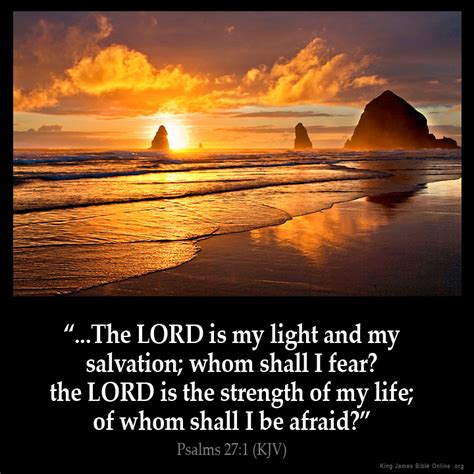 Psalms 27 1 Inspirational Image