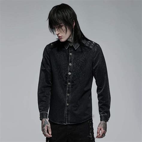 Men's Gothic Shirts Punk Shirts – Page 3 – Punk Design