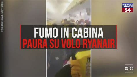 Fumo In Cabina Paura Su Volo Ryanair Tgcom24 Video Mediaset Infinity