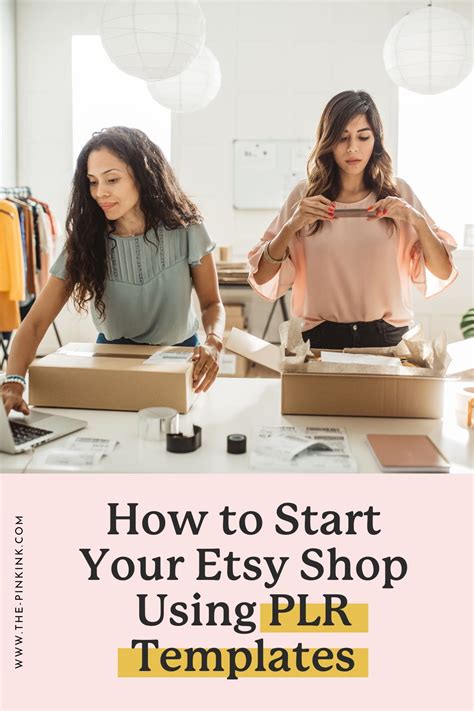 How To Start Etsy Shop Selling Plr Templates — The Pink Ink