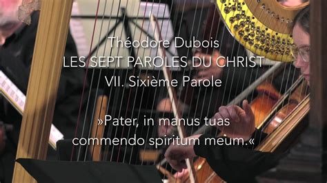 Andreas Lamken Dubois Les Sept Paroles du Christ VII Sixième